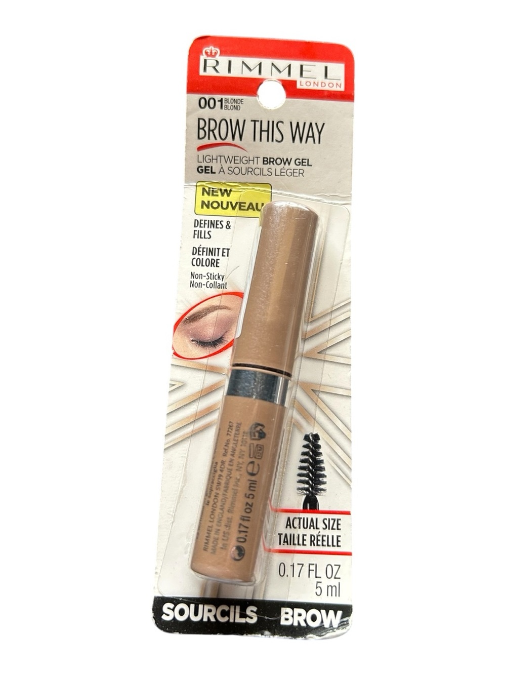 Rimmel London Brow This Way Lightweight Brow Gel - Blonde